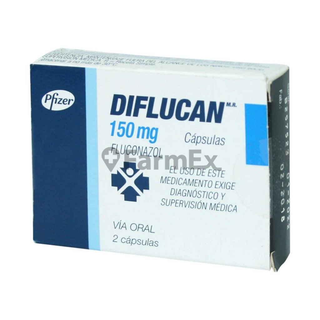Diflucan 150 mg x 2 capsulas PFIZER